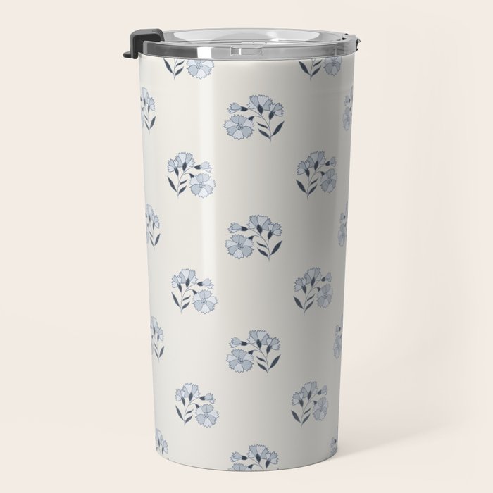 Floral Block Print Travel Mug Gallery Image 3
