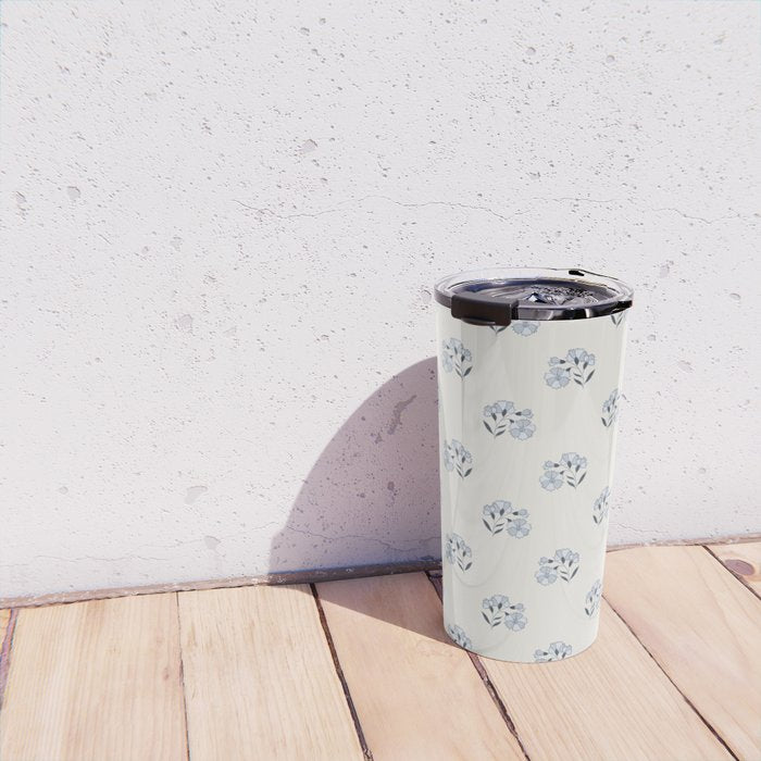 Floral Block Print Travel Mug Gallery Image 4