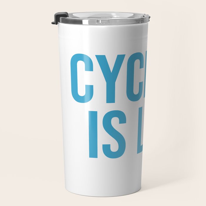 Cycling Is Life Travel Mug Gallery Image 3