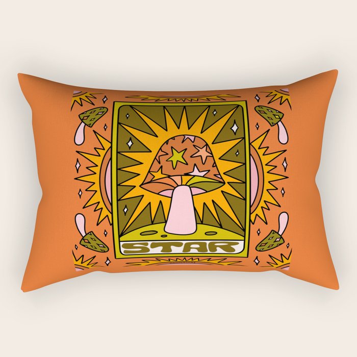 17. Star Mushroom Rectangular Pillow Gallery Image 2