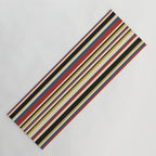 Classic Stripes IX - Bauhaus Palette Yoga Mat Gallery Image 1