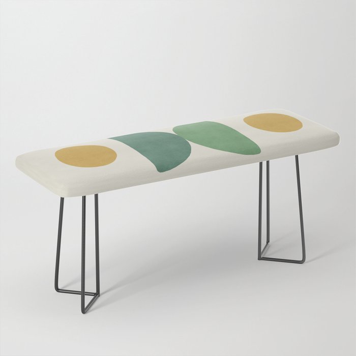Half-circle Balance - Green Gold Bench Gallery Image 1