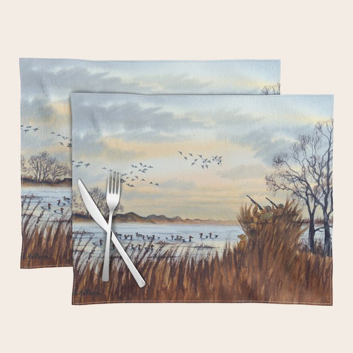 Duck Hunting Season Begins For The Canvasback Placemat Gallery Image 1