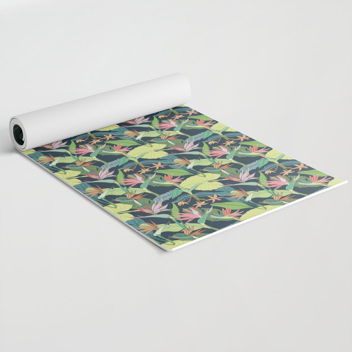 Tropical Bird of Paradise Yoga Mat Gallery Image 2