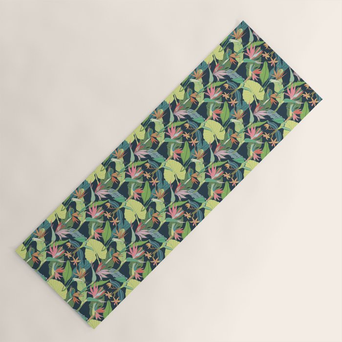 Tropical Bird of Paradise Yoga Mat Gallery Image 1