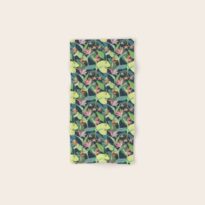 Tropical Bird of Paradise Bath Towel Gallery Image 1