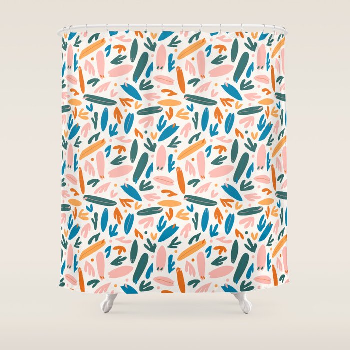 Surfboards Shower Curtain Gallery Image 1