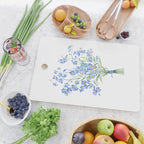 blue forget me not bouquet 2020 Cutting Board Gallery Image 2
