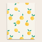 Sunny Mediterranean Lemon Pattern  Summer Coastal Vibes Notebook Gallery Image 4