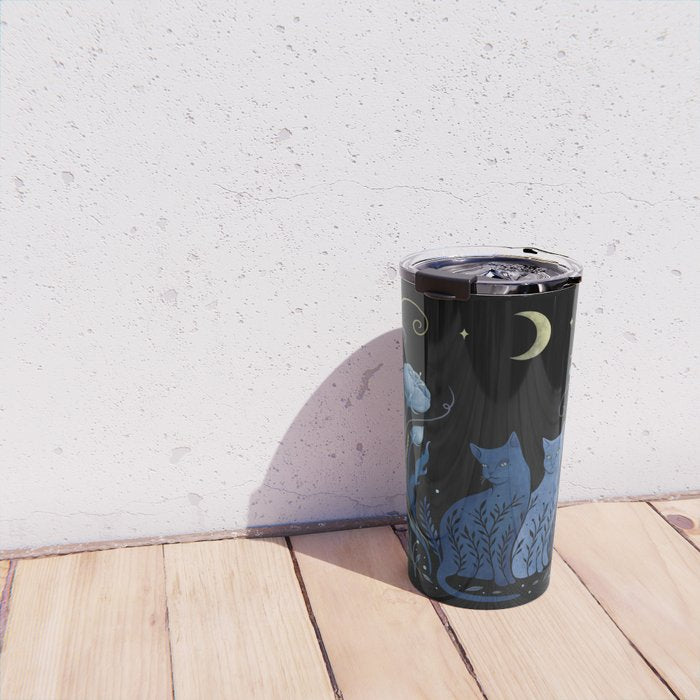 Two Cats Travel Mug Gallery Image 4