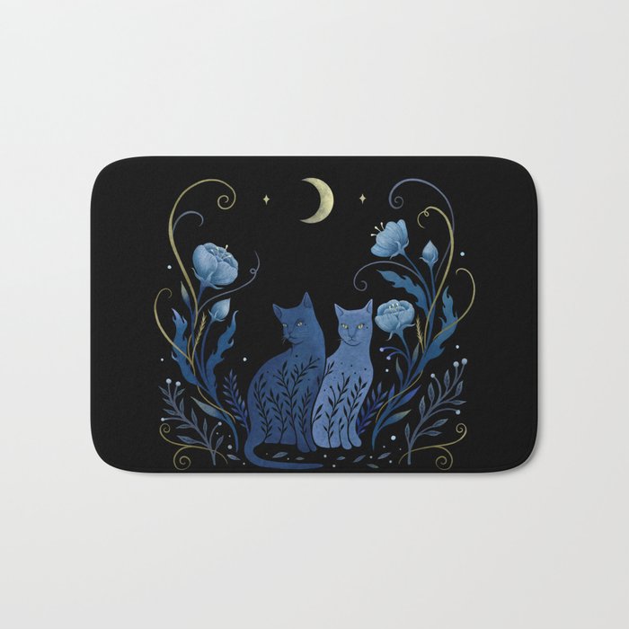 Two Cats Bath Mat Gallery Image 1