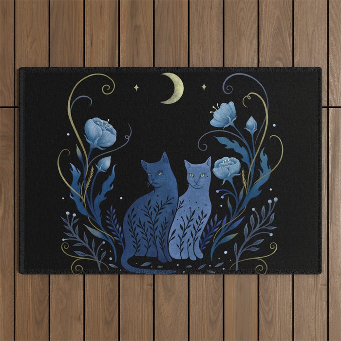 Two Cats Outdoor Rug Gallery Image 1
