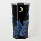 Two Cats Travel Mug Gallery Image 1