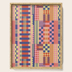 Geometric Composition Colorful Serving Tray Gallery Image 1