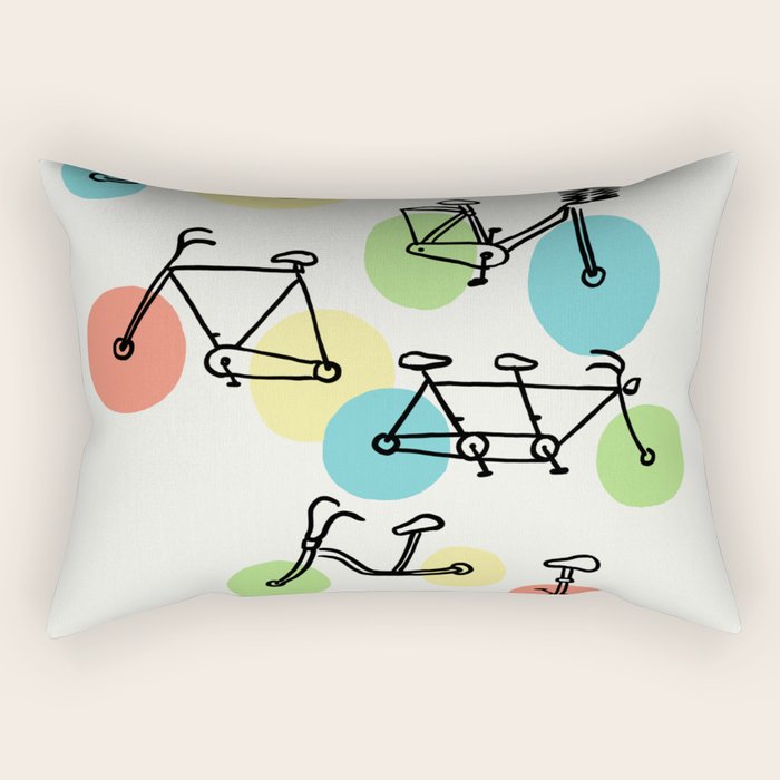 Riding Bubbles Rectangular Pillow Gallery Image 2