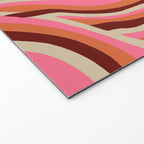 neon pink retro zebra Welcome Mat Gallery Image 2