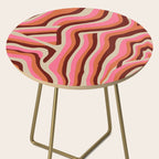 neon pink retro zebra Side Table Gallery Image 2