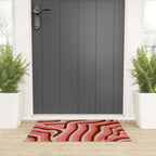 neon pink retro zebra Welcome Mat Gallery Image 3