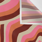 neon pink retro zebra Wall Tapestry Gallery Image 3