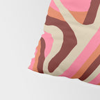 neon pink retro zebra Pillow Sham Gallery Image 4