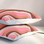 neon pink retro zebra Pillow Sham Gallery Image 3