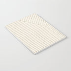 Lines (Cream & Chocolate) Notebook Gallery Image 3