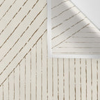 Lines (Cream & Chocolate) Wall Tapestry Gallery Image 3