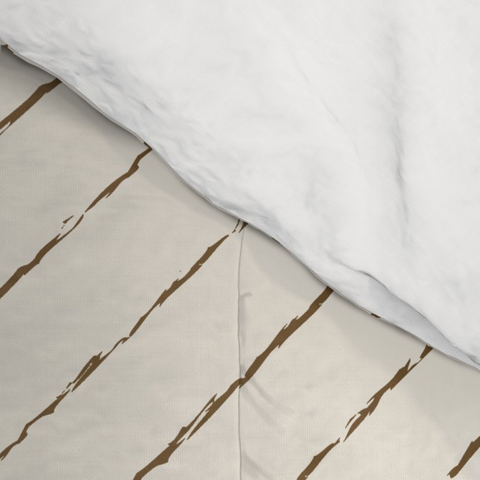Lines (Cream & Chocolate) Comforter Gallery Image 4