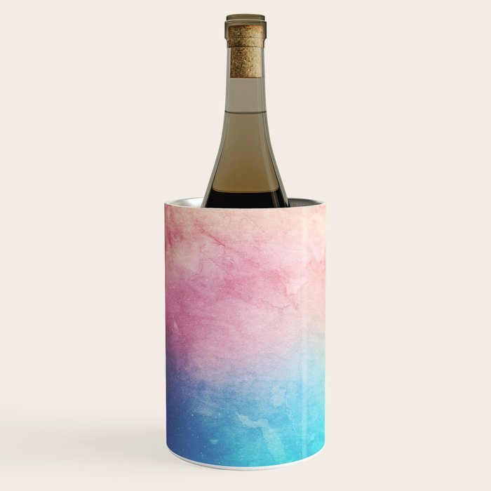Fire and Ice - Watercolor Painting Wine Chiller Gallery Image 2