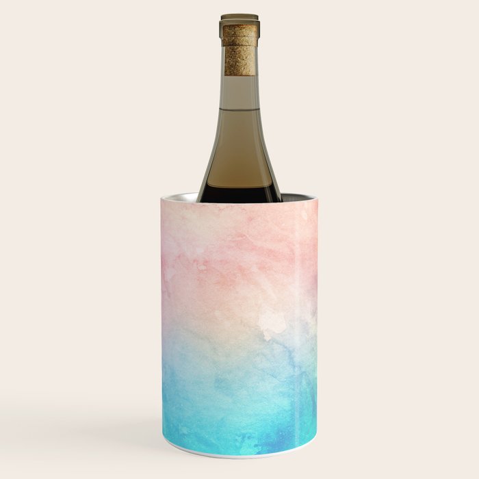 Fire and Ice - Watercolor Painting Wine Chiller Gallery Image 1