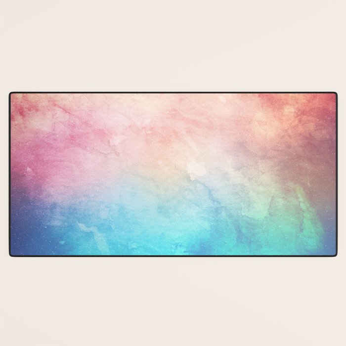 Fire and Ice - Watercolor Painting Desk Mat Gallery Image 3