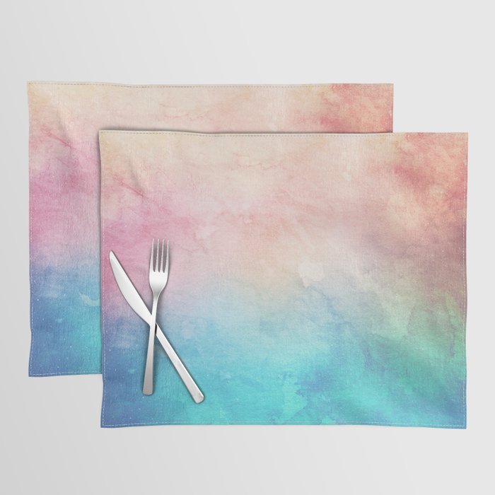Fire and Ice - Watercolor Painting Placemat Gallery Image 1