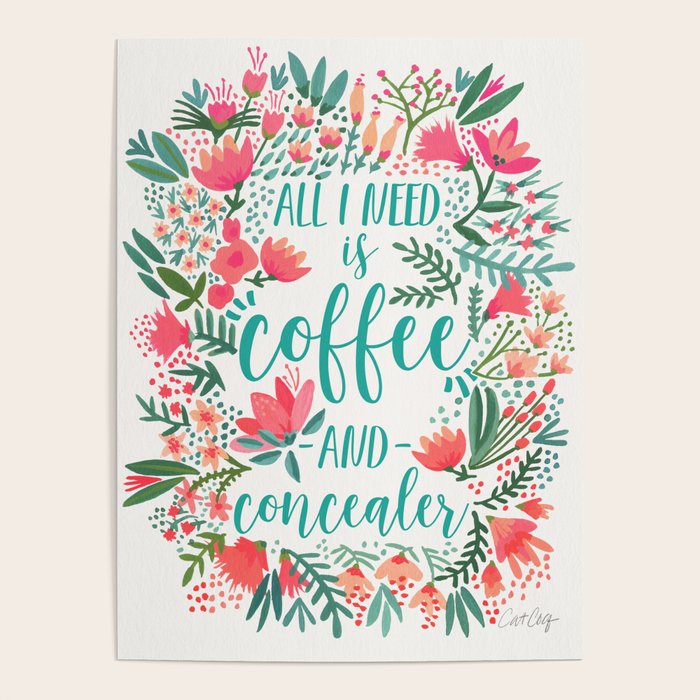 Coffee & Concealer - Juicy Palette Poster Gallery Image 1