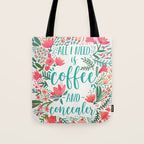 Coffee & Concealer - Juicy Palette Tote Bag Gallery Image 1