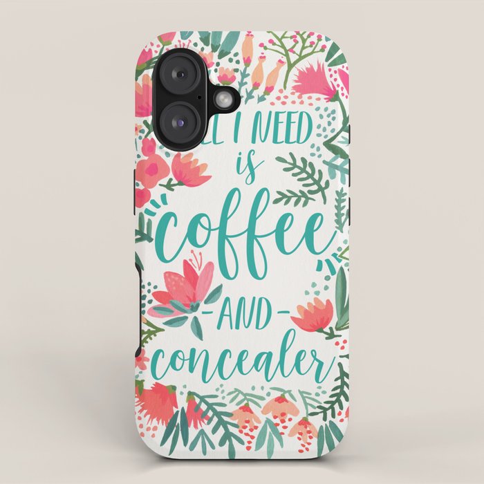 Coffee & Concealer - Juicy Palette iPhone Case Gallery Image 1