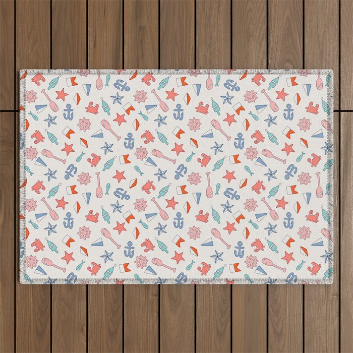 Nautical NE Outdoor Rug Gallery Image 1
