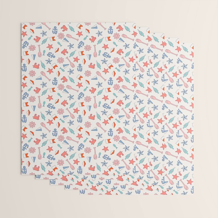 Nautical NE Wrapping Paper Gallery Image 3