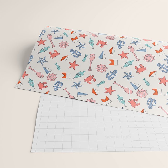Nautical NE Wrapping Paper Gallery Image 2