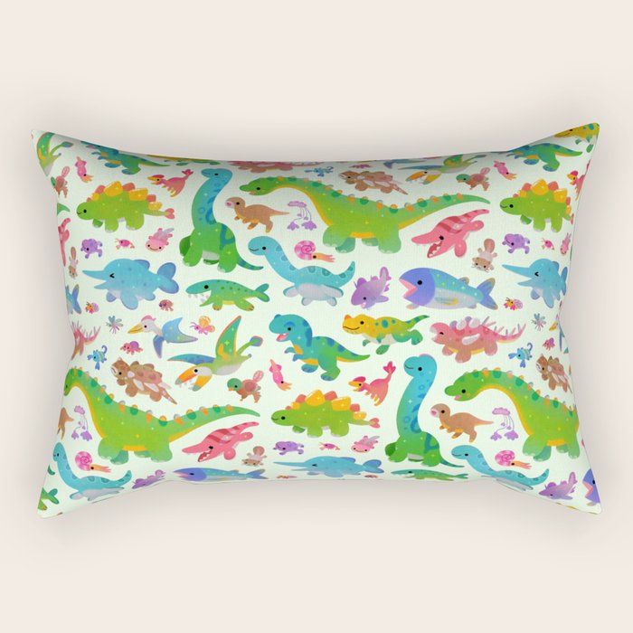 Jurassic baby Rectangular Pillow Gallery Image 1