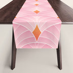 Diamonds & Petals: The Peach Edition Table Runner Gallery Image 1