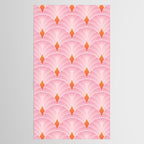 Diamonds & Petals: The Peach Edition Tablecloth Gallery Image 2
