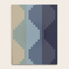 Geometric Aztec Pyramid Pattern III Notebook Gallery Image 4