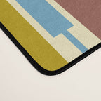 Retro Geo Chain Vertical Block Stripes Geometric Pattern Desk Mat Gallery Image 4