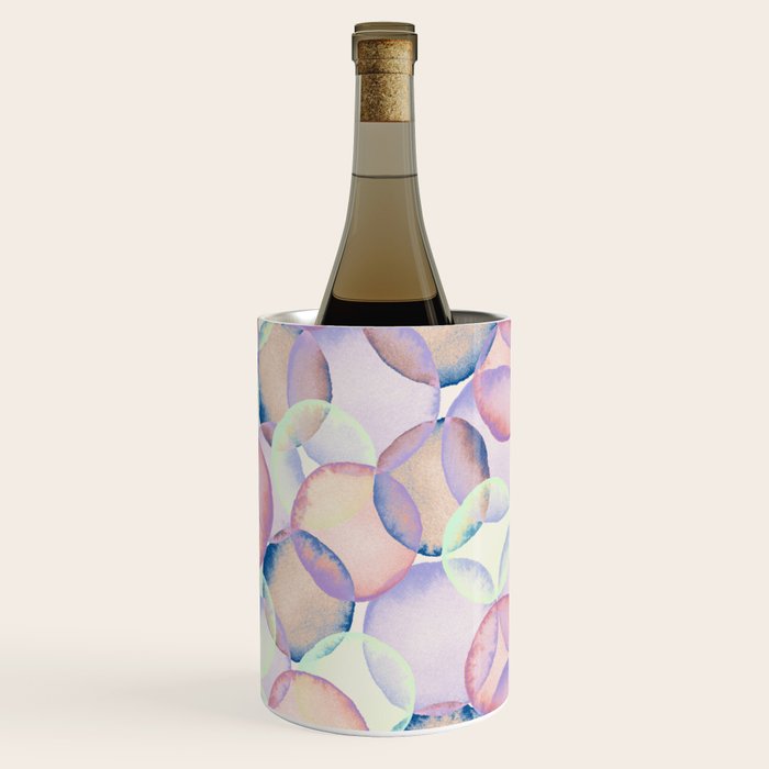 Watercolor circles overlay Wine Chiller Gallery Image 3