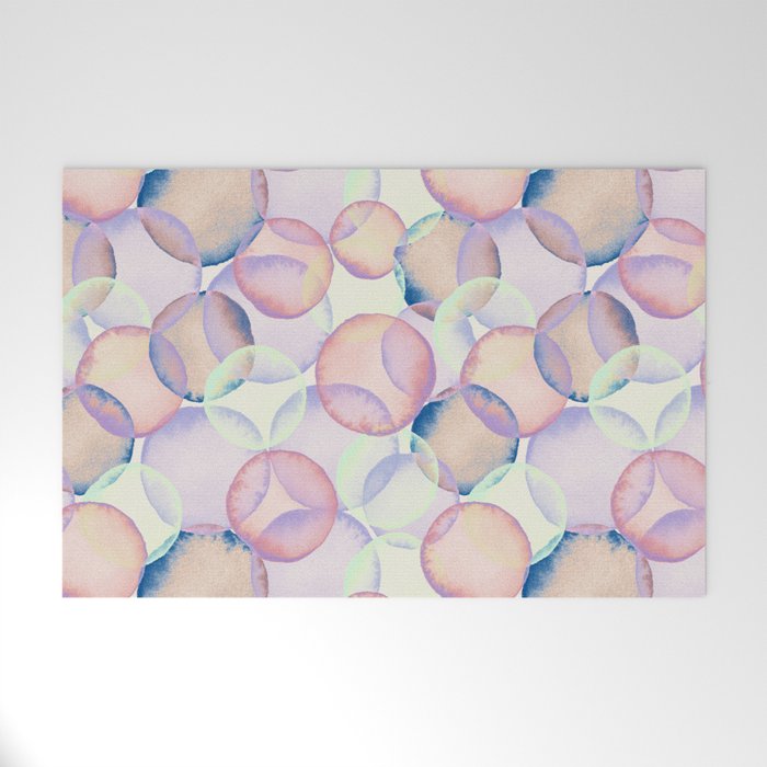 Watercolor circles overlay Welcome Mat Gallery Image 1