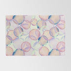 Watercolor circles overlay Rug Gallery Image 2