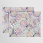 Watercolor circles overlay Placemat Gallery Image 1