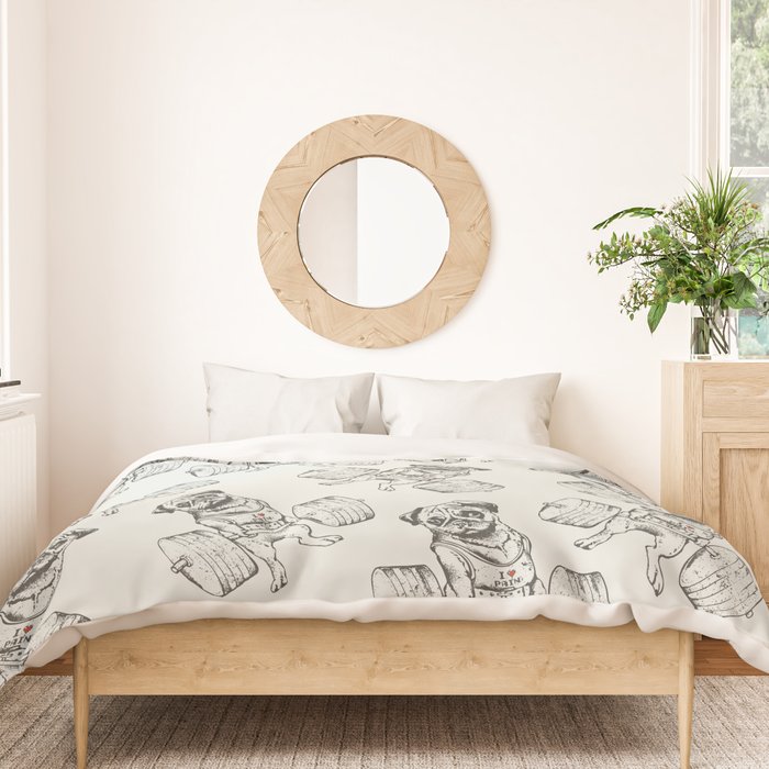 Pug Lift Duvet Cover Gallery Image 3