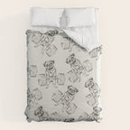 Pug Lift Duvet Cover Gallery Image 6