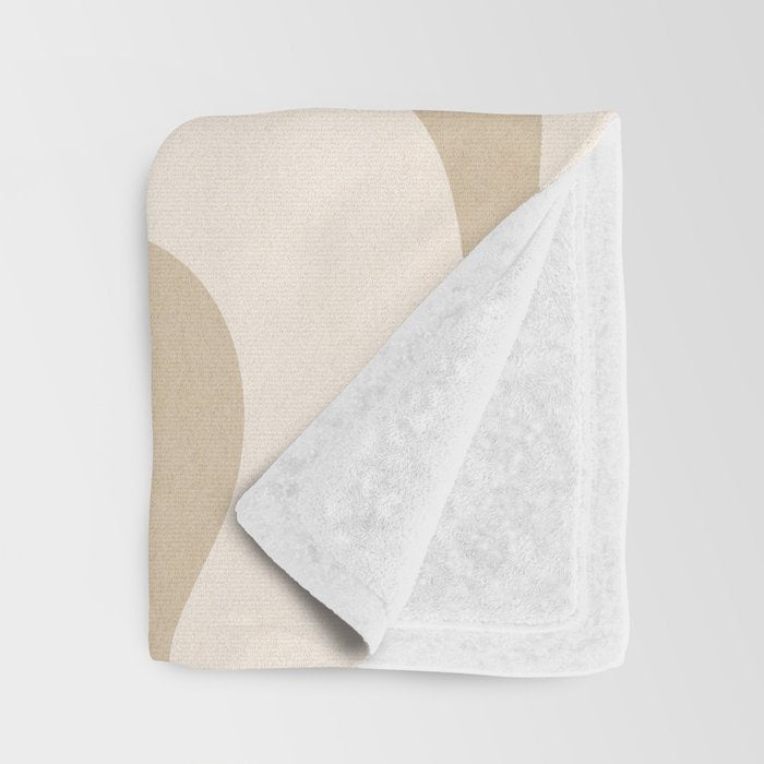 Modern Abstract Shapes 75 Throw Blanket Gallery Image 3
